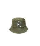 green olive bucket hat